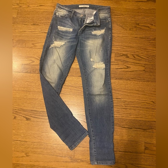 Mid- high raise destress pants - Picture 2 of 7